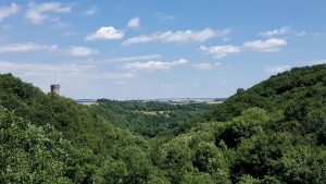 Panorama mit Burg Pyrmont