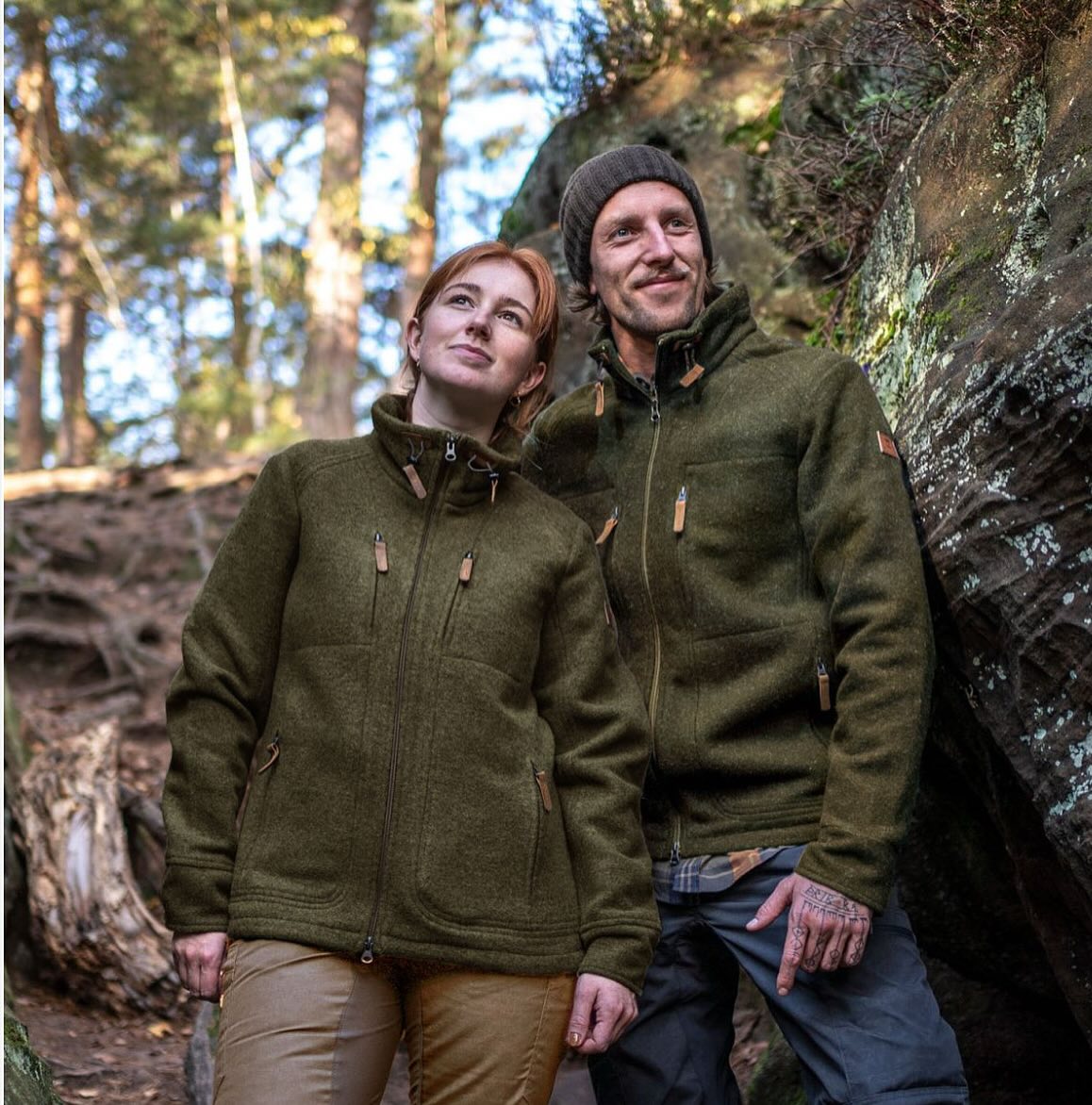 Unsere Huber Herrenjacken aus Lodenfleece gibt es ab sofort in unserem Shop in der neuen Farbe moosgrün.Die Damenvariante kommt in 2-3 Wochen hinterher.  #loden #naturmaterial #übergangsjacken