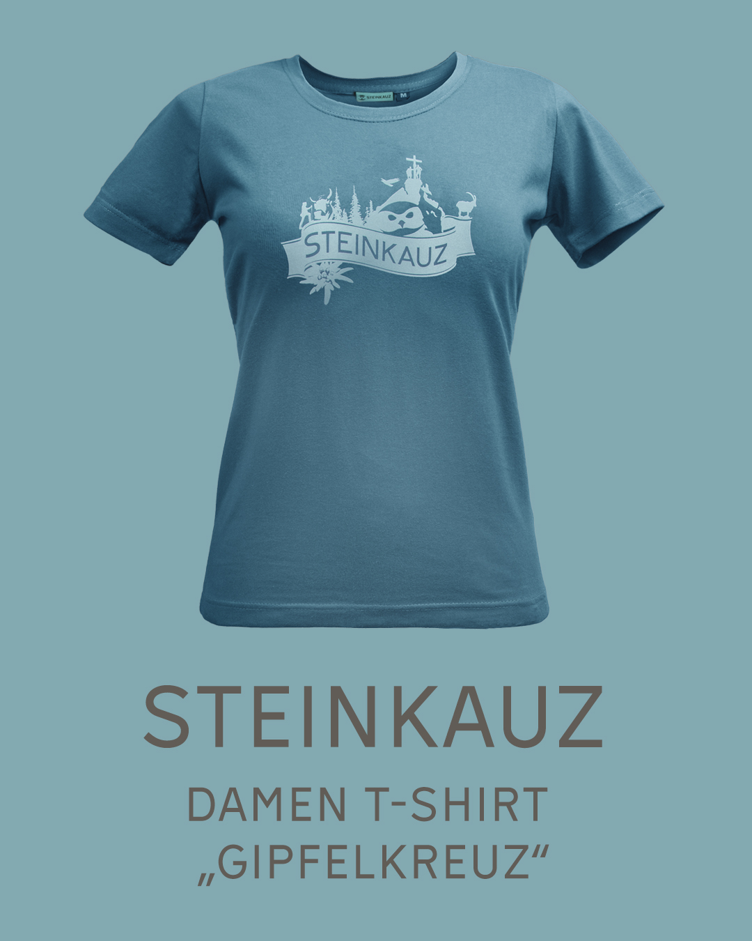 Wenn es mal wieder heiß hergeht: Das STEINKAUZ Damen-T-Shirt „Gipfelkreuz“ sorgt auch an warmen Tagen für angenehmen Tragekomfort. Leicht, unkompliziert und gemacht für alle, die draußen zu Hause sind. Jetzt in unserem Online-Shop. #OutdoorGear #Bushcraft #OutdoorLifestyle #MadeForOutdoors #Steinkauzloden #Wander #Berge