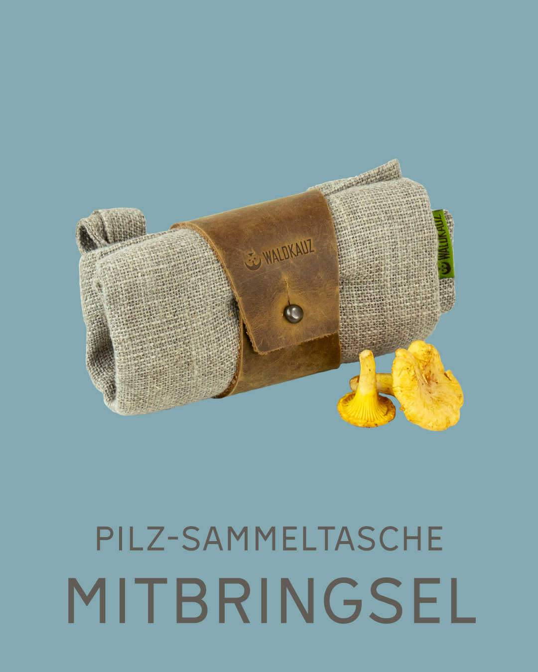Unsere Pilz-Sammeltasche ist für echte Pilzfreunde ein tolles "Mitbringsel". #Hiking #OutdoorLife #Bushcraft #OutdoorGear #Wandern #Pilzzeit #Pilze