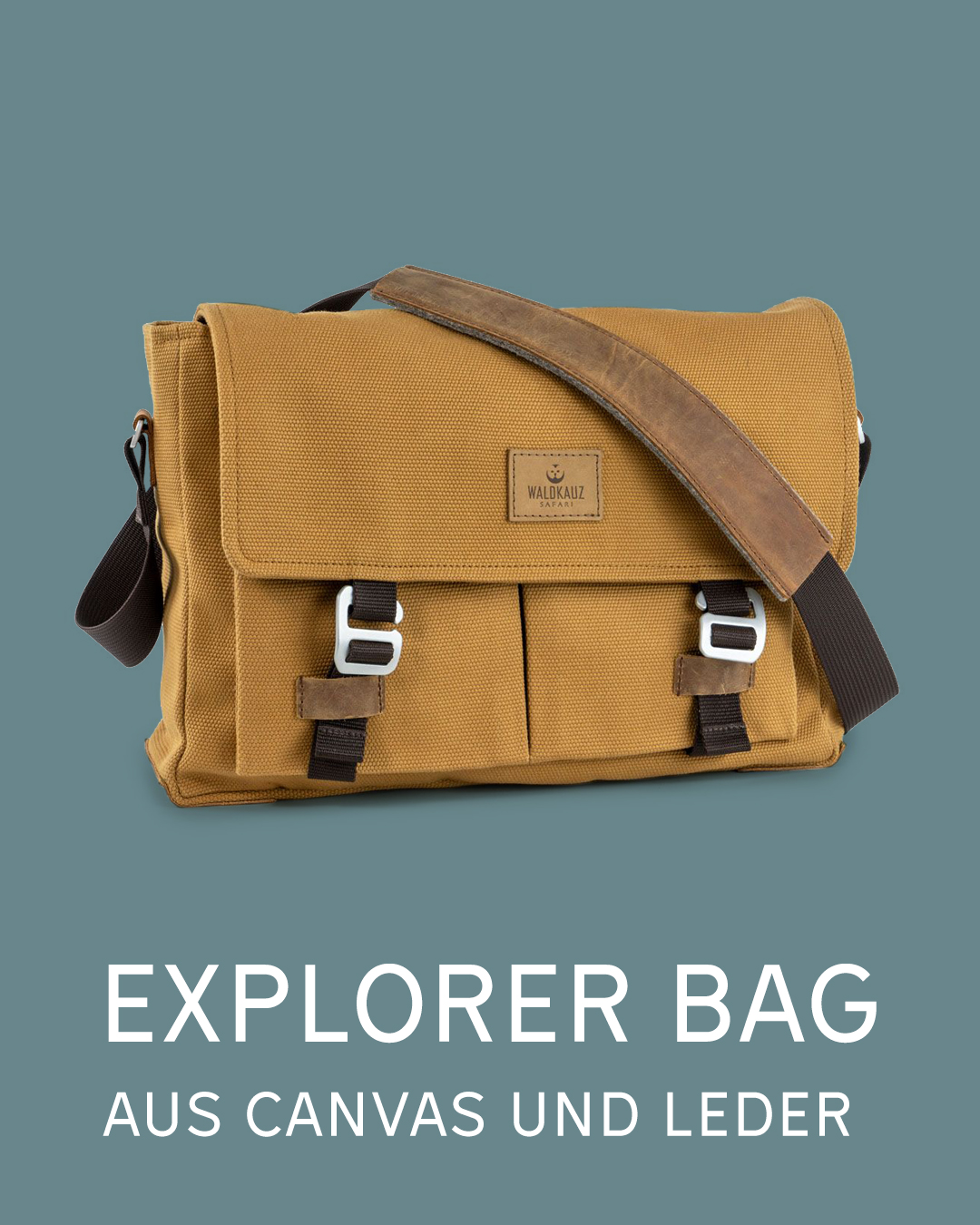 Brandneu bei uns im Shop: Unsere robuste Explorer Bag aus der neuen Safari-Kollektion. Gemacht für die Vorfreude aufs nächste Abenteuer – und für all die Dinge, die unterwegs immer griffbereit sein sollen. Robuster Canvas trifft auf kräftiges Fettnubuk-Leder und macht die geräumige Tasche zu einem praktischen Begleiter als Handgepäck, auf Safari oder im Alltag. #STEINKAUZ #ExplorerBag #Afrika #Safari #Reisebegleiter #Canvas #Leder #Outdoor