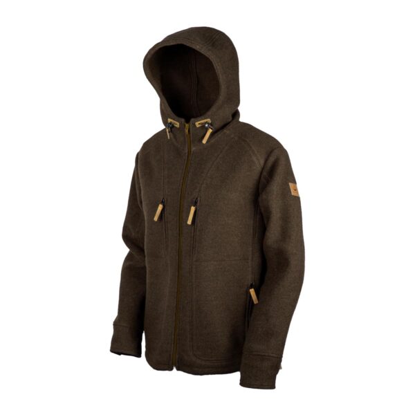 Kapuzenjacke dunkelbraun