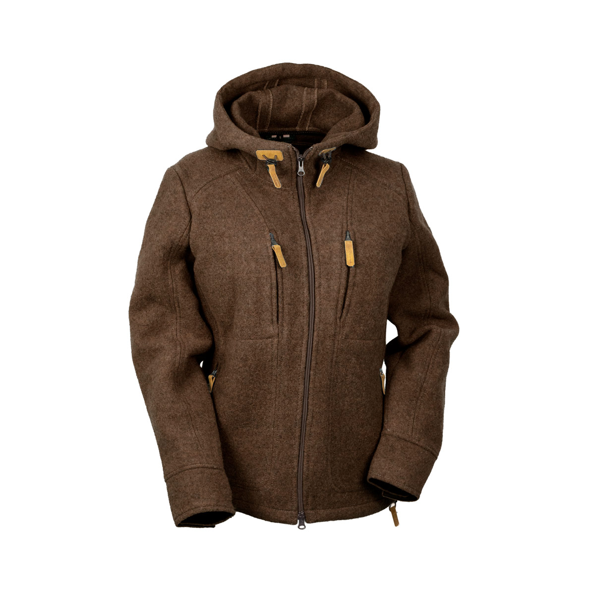 Loden-Hoodie Braun