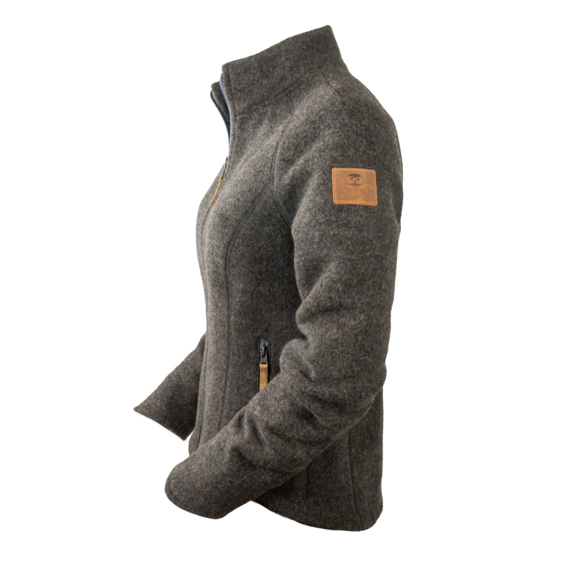 Damen-Fahrradjacke seitlich